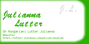 julianna lutter business card